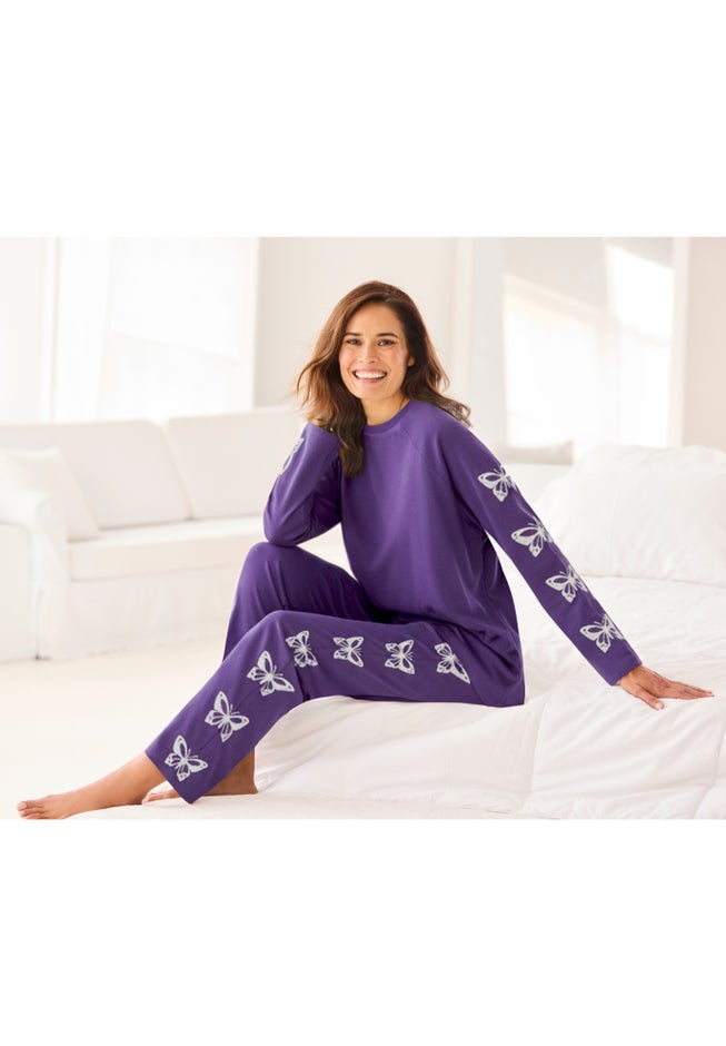 Side Print Pajama Set image number 4