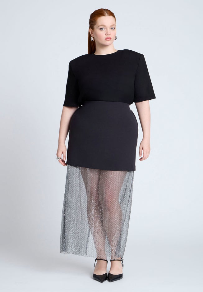 Sparkly Twofer Skirt image number 1