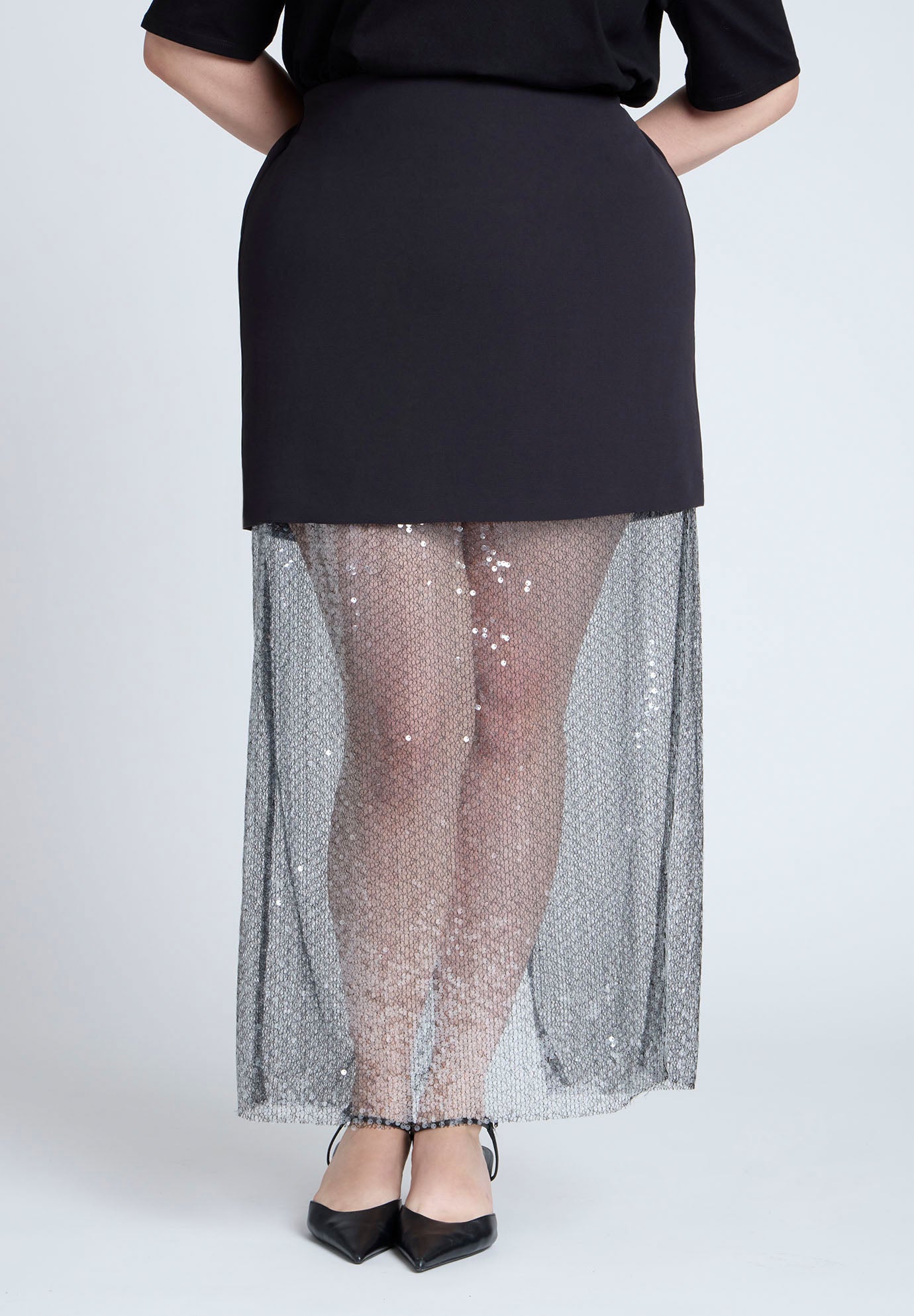 Sparkly Twofer Skirt image number 2
