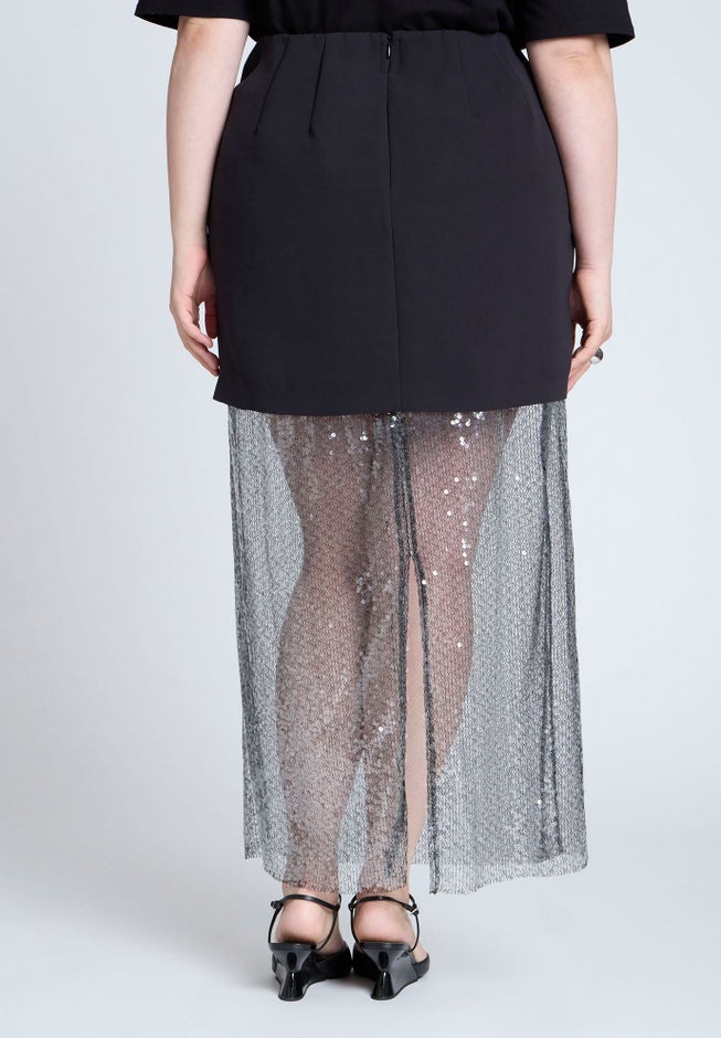 Sparkly Twofer Skirt image number 3