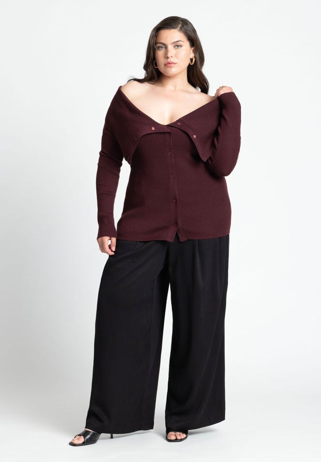 Bardot Off The Shoulder Sweater image number 3