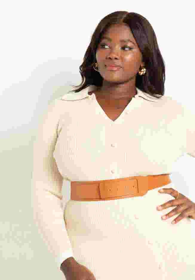 Wide Waist Foldover Belt image number 0