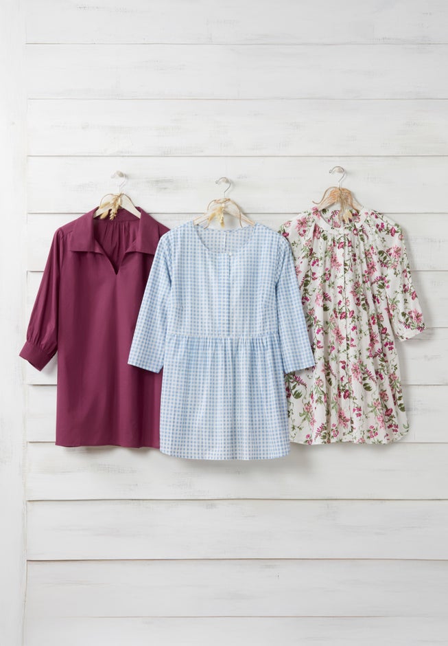 Three-Quarter Sleeve Full Placket Blouse image number 3