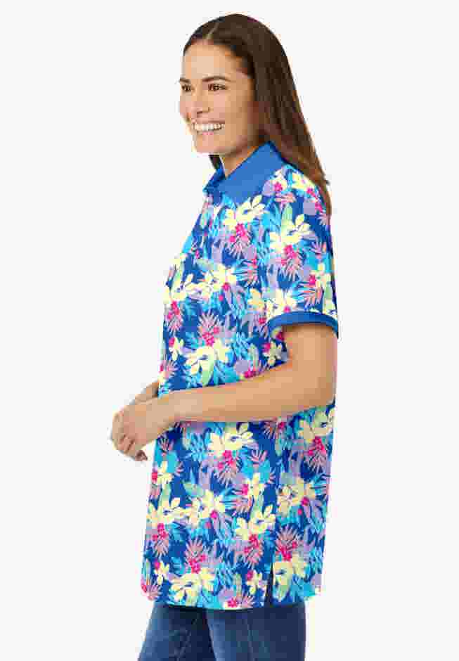 Perfect Printed Short-Sleeve Polo Shirt image number 2