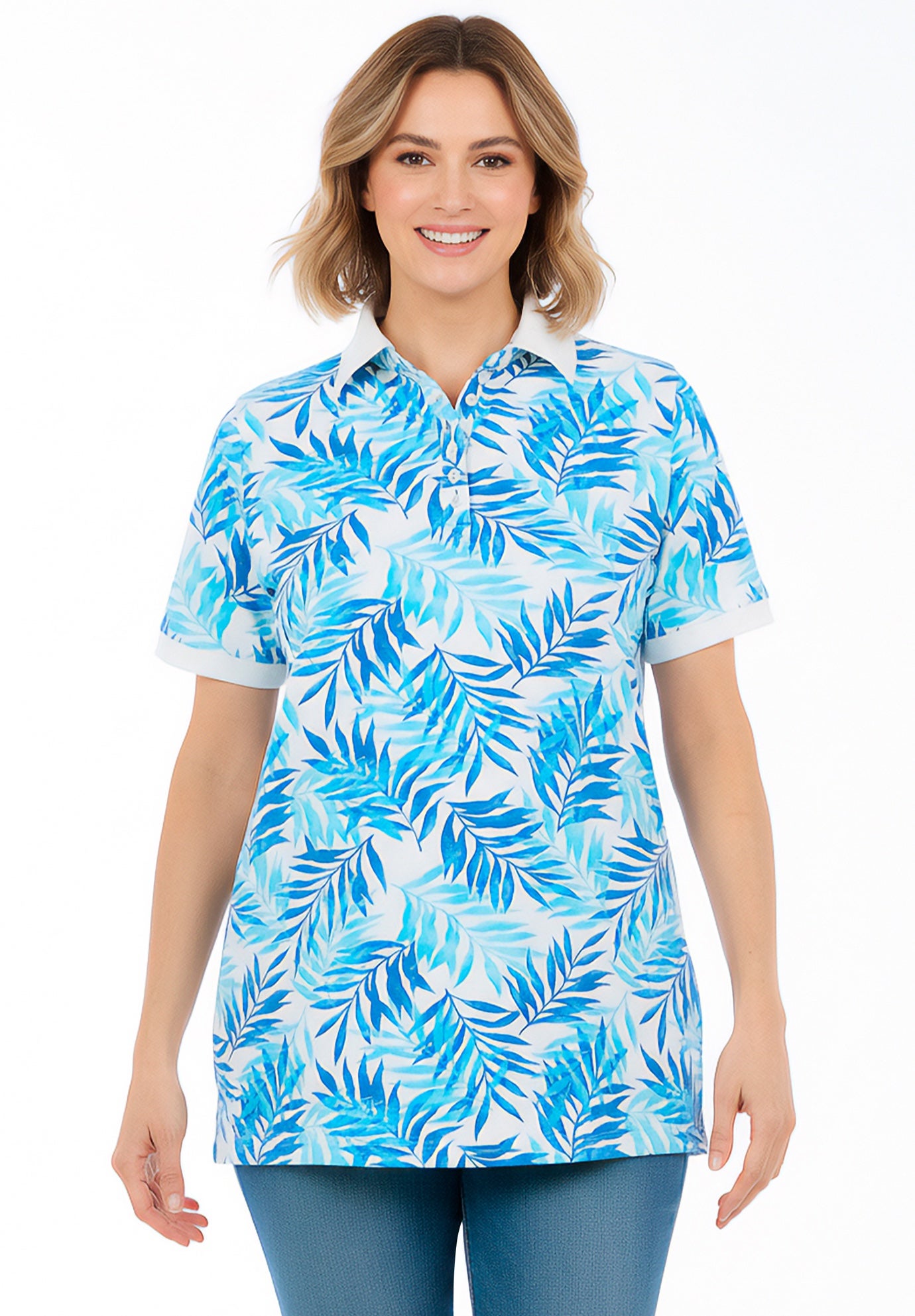 Perfect Printed Short-Sleeve Polo Shirt image number 0