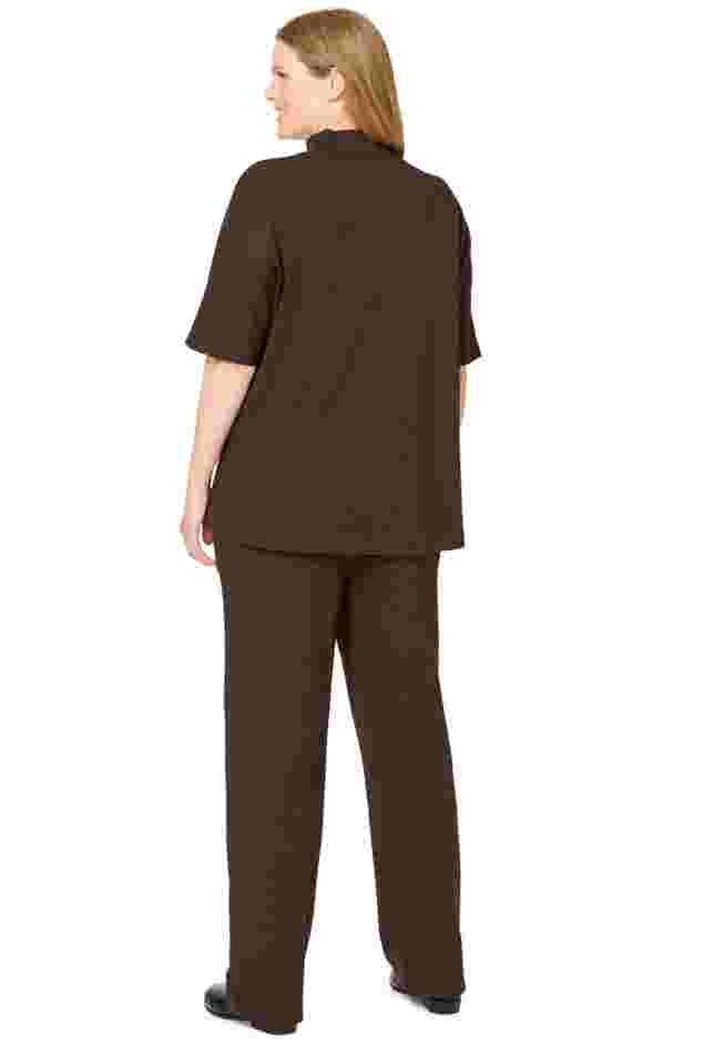 Ribbed-Knit Pant Set image number 1