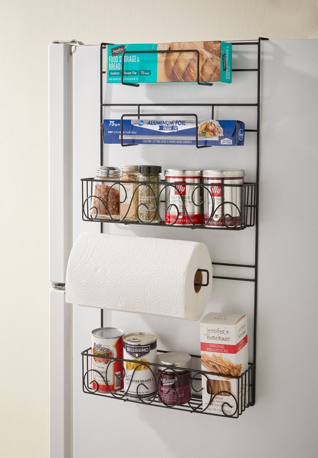 Scroll Refrigerator Side Storage Rack image number 0