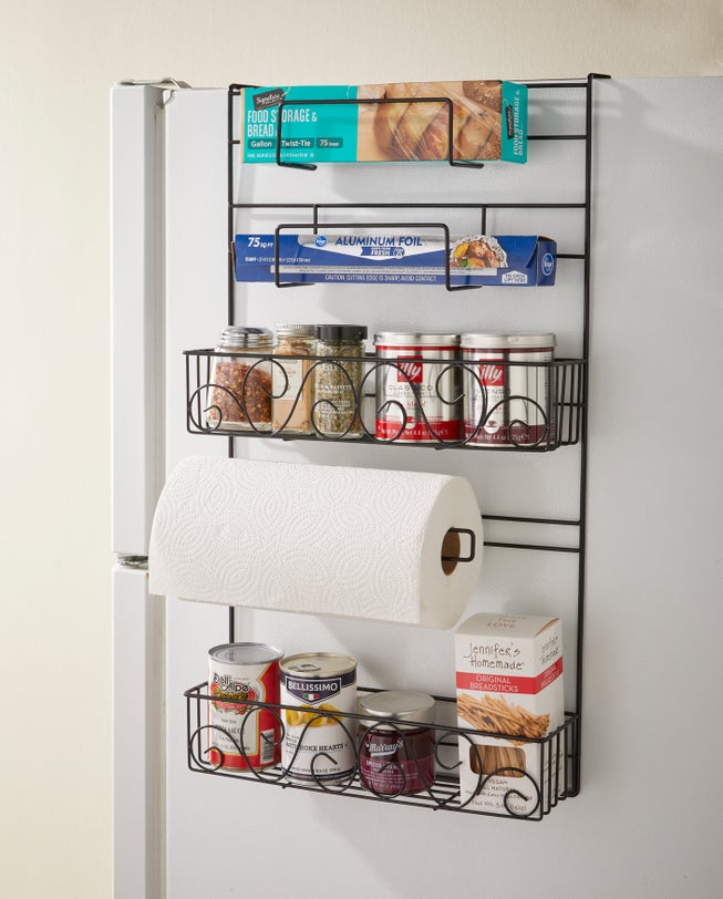 Scroll Refrigerator Side Storage Rack image number 0