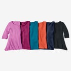 French Terry Handkerchief Hem Tunic image number null