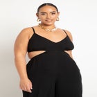 Cutout Detail Jumpsuit Coverup image number null