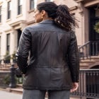 Long Leather Jacket image number 1