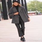 A-Line Wool Peacoat image number null