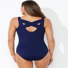 Chlorine Resistant Crossback One Piece Swimsuit image number null