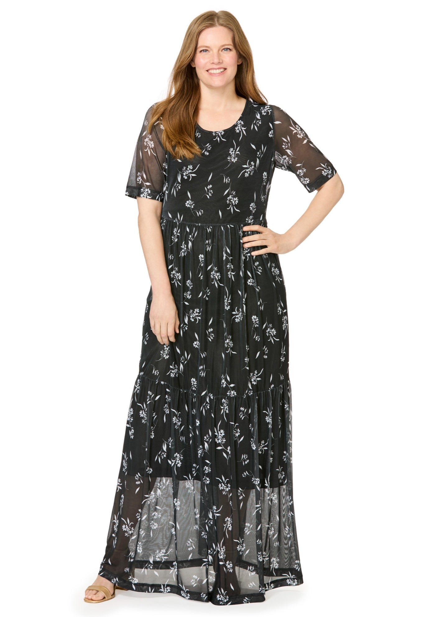 Miracle Mesh Maxi Dress image number 0