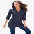 Shawl Collar Ultimate Tee image number null