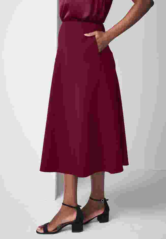 Bi-Stretch Swing Skirt image number 2