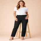 Plus Size Comfort Stretch Straight Leg Jean image number null