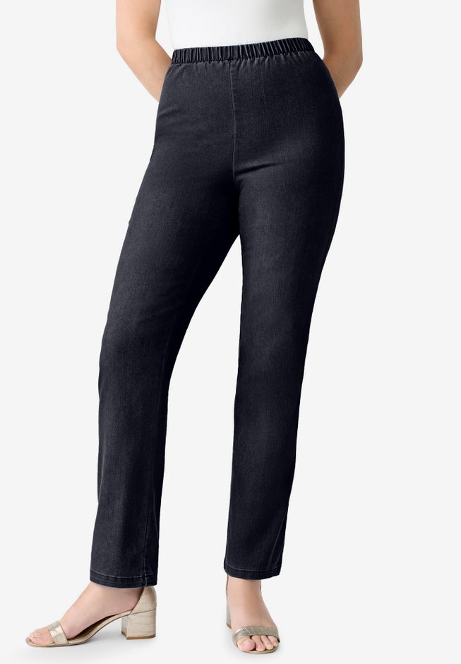 Plus Size Comfort Stretch Straight Leg Jean image number 1