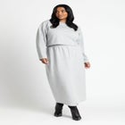 Maxi French Terry Skirt image number null