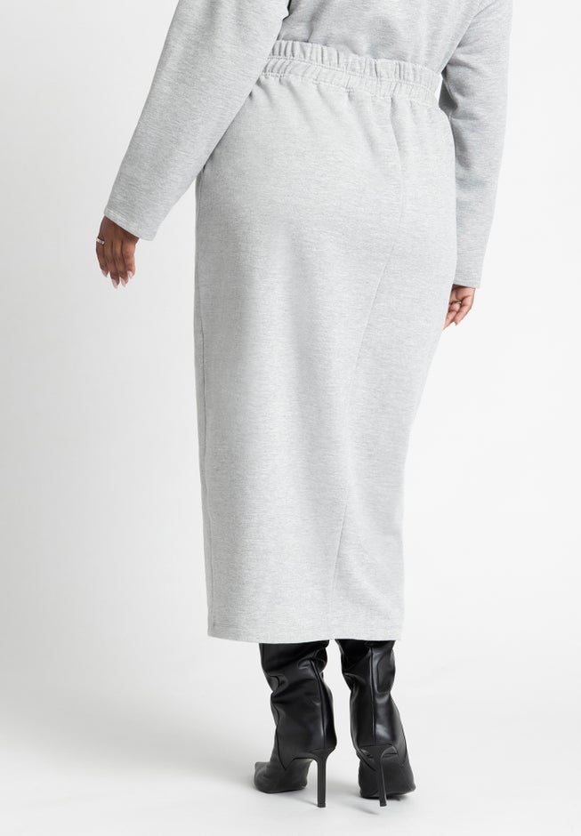 Maxi French Terry Skirt image number 3