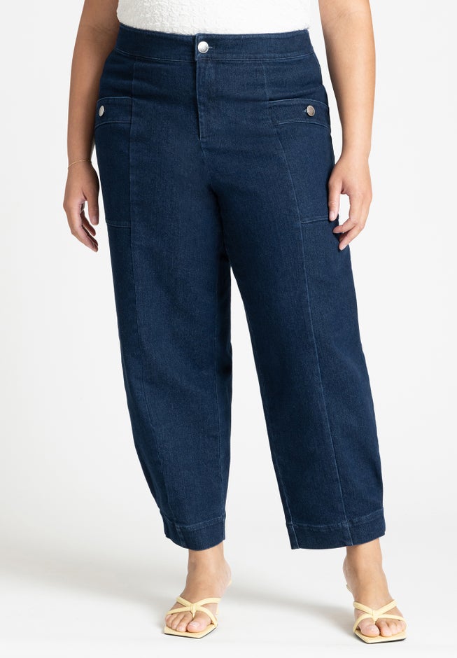 Patch Pocket Denim Trouser image number 1