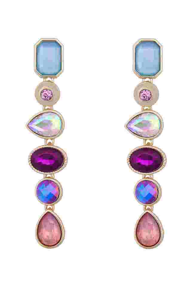 Long Drop Gem Earrings image number 0