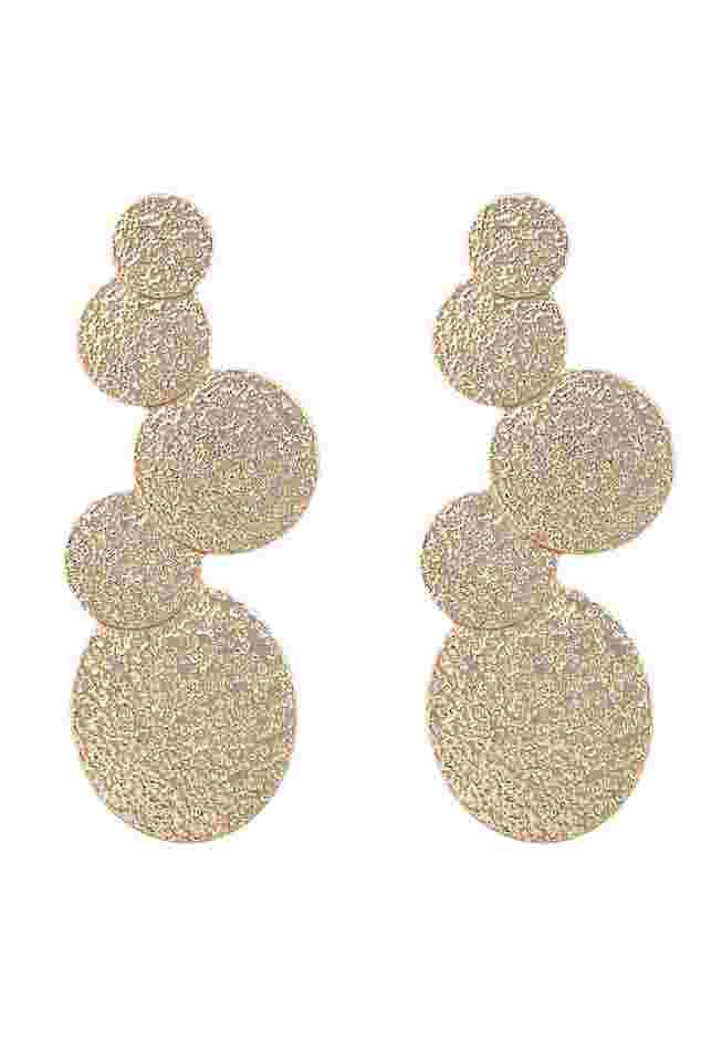 Cluster Circles Drop Earrings image number 0