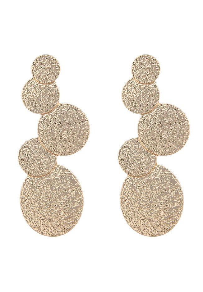 Cluster Circles Drop Earrings image number null