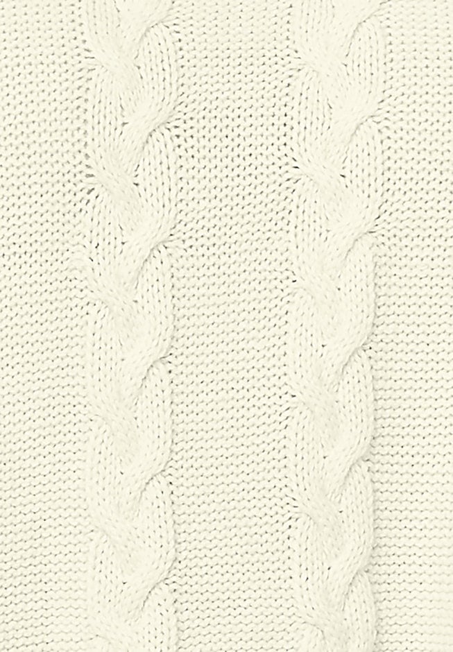 Cowl Neck Cable Knit Swing Sweater image number 1