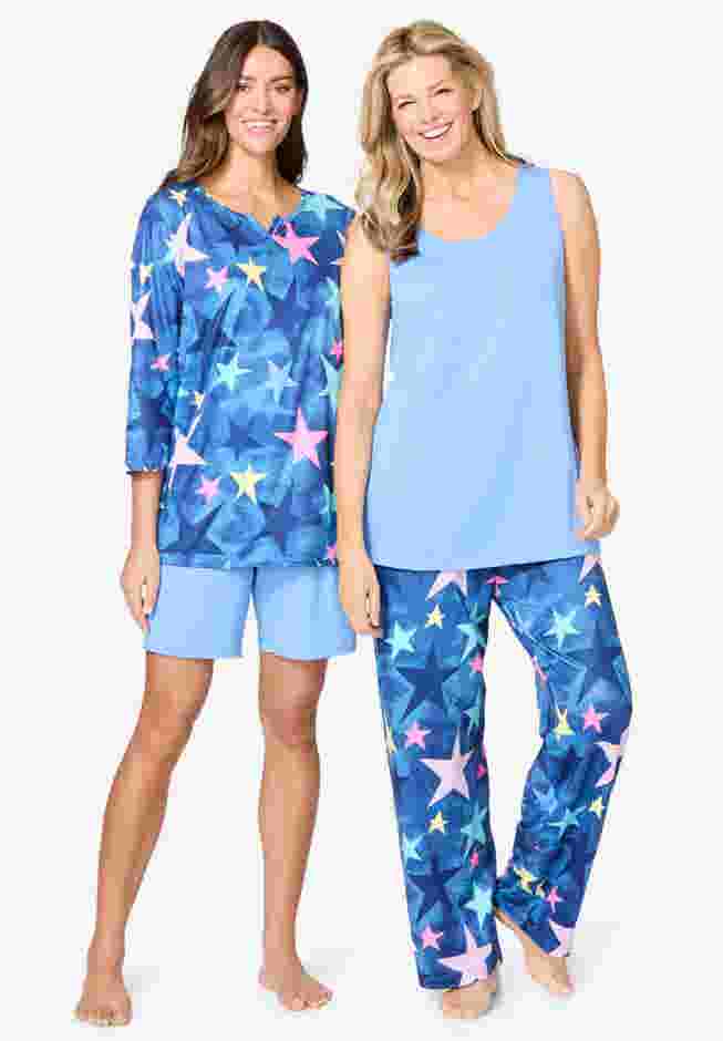 Dreams & Co.® 4-piece Pajama Wardrober image number 0