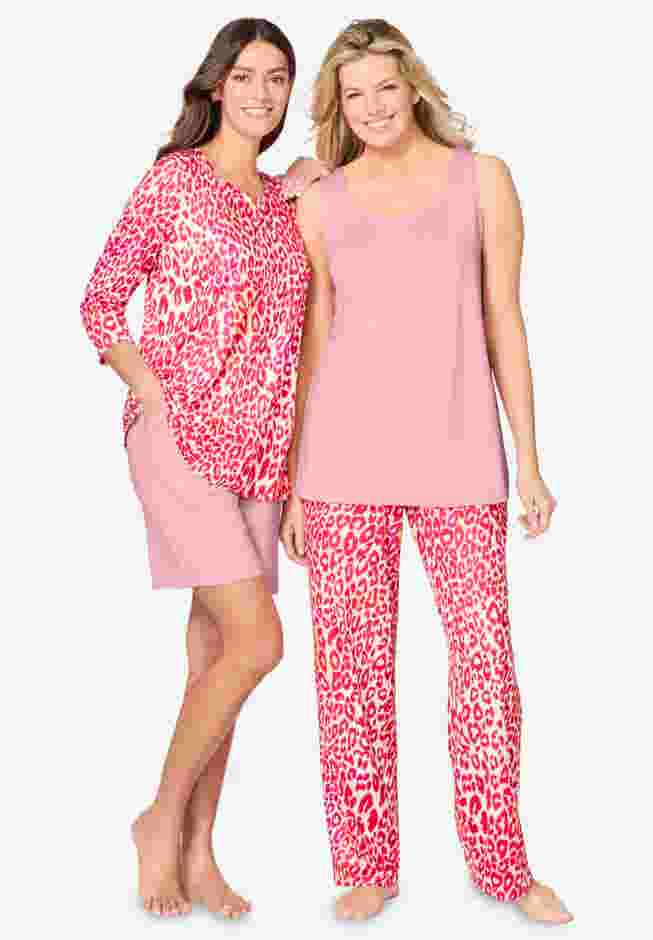 Dreams & Co.® 4-piece Pajama Wardrober image number 0
