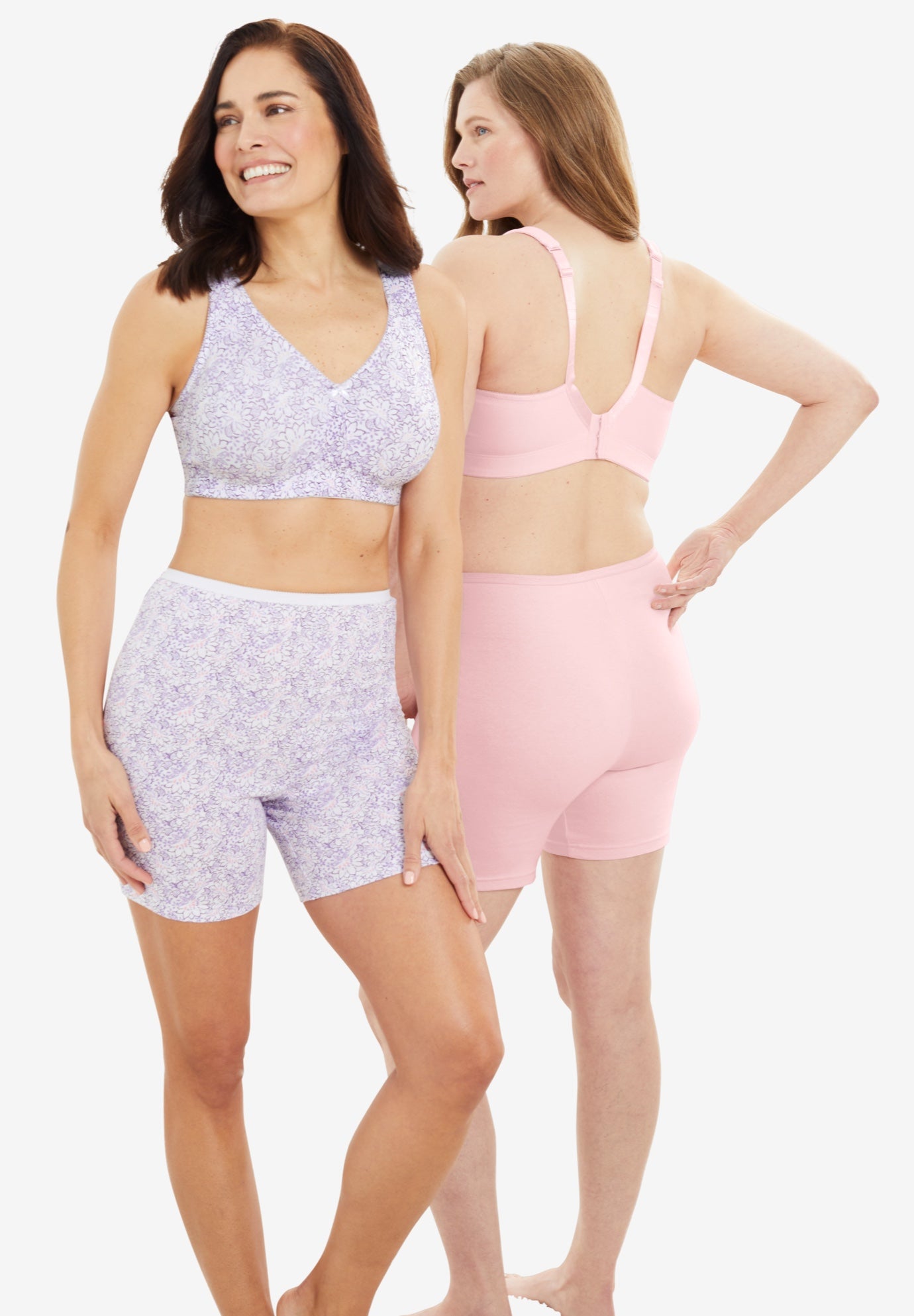 Comfort Choice® 2-Pack Cotton Full Coverage Bra image number 5