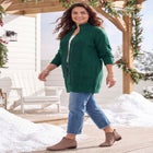 Cashmiracle&trade; Buttonfront Cable Cardigan image number 2