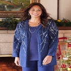 Social Separates Sequin Cardigan image number null