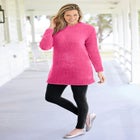Crewneck Chenille Sweater image number null