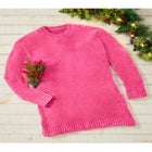 Crewneck Chenille Sweater image number null