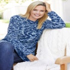 Crewneck Chenille Sweater image number null