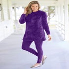 Crewneck Chenille Sweater image number null