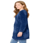 Crewneck Chenille Sweater image number null