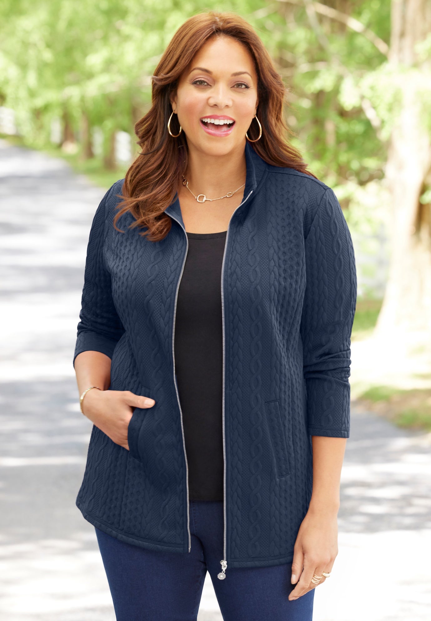 Zip-Front Cable Jacket image number 0