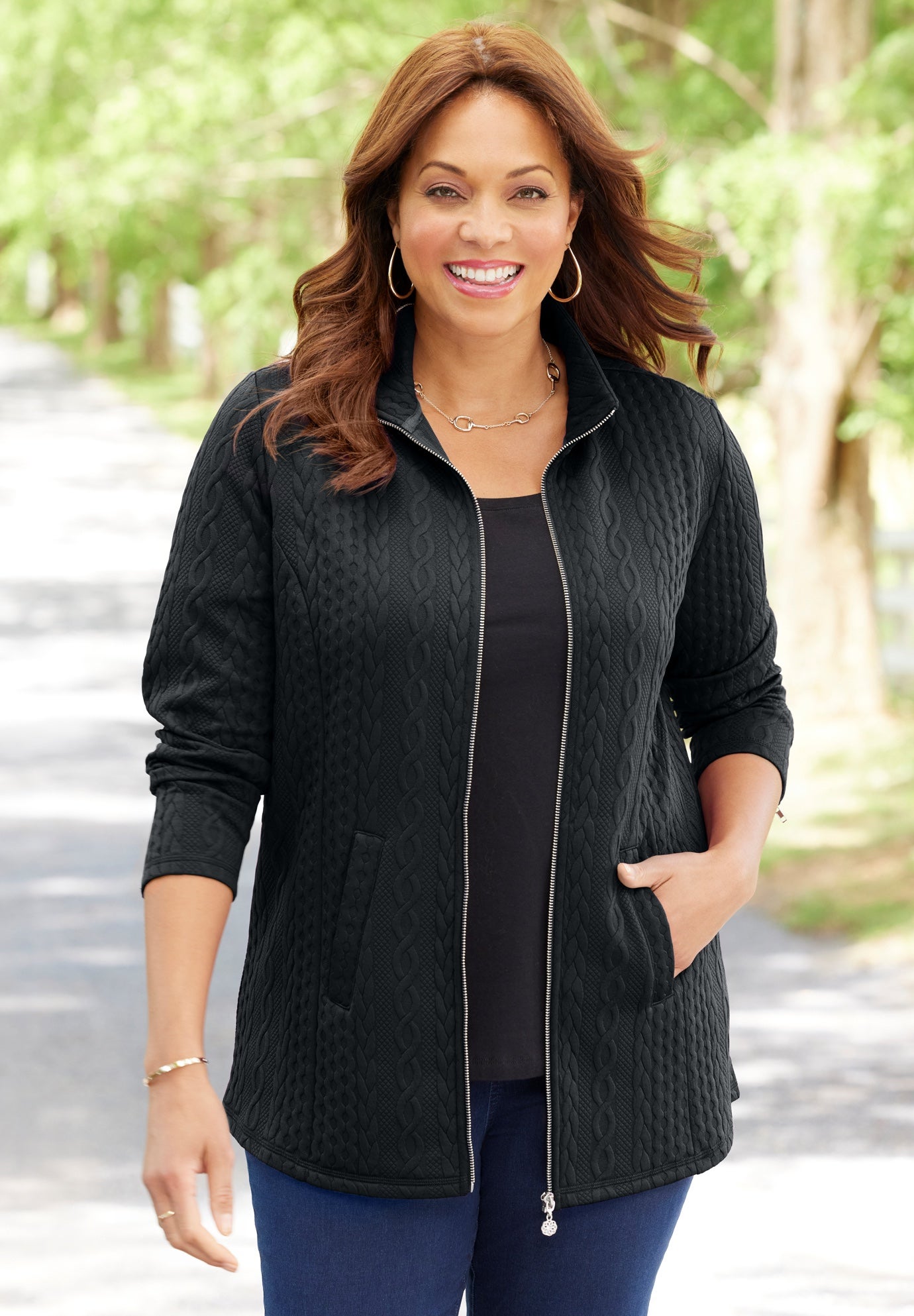 Zip-Front Cable Jacket image number 0