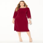 Stud Accent Shift Dress image number null