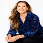 Buttonfront Burnout Blouse image number null