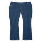 Bootcut Stretch-Knit Denim Five-Pocket Jeans image number null