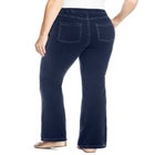 Bootcut Stretch-Knit Denim Five-Pocket Jeans image number null