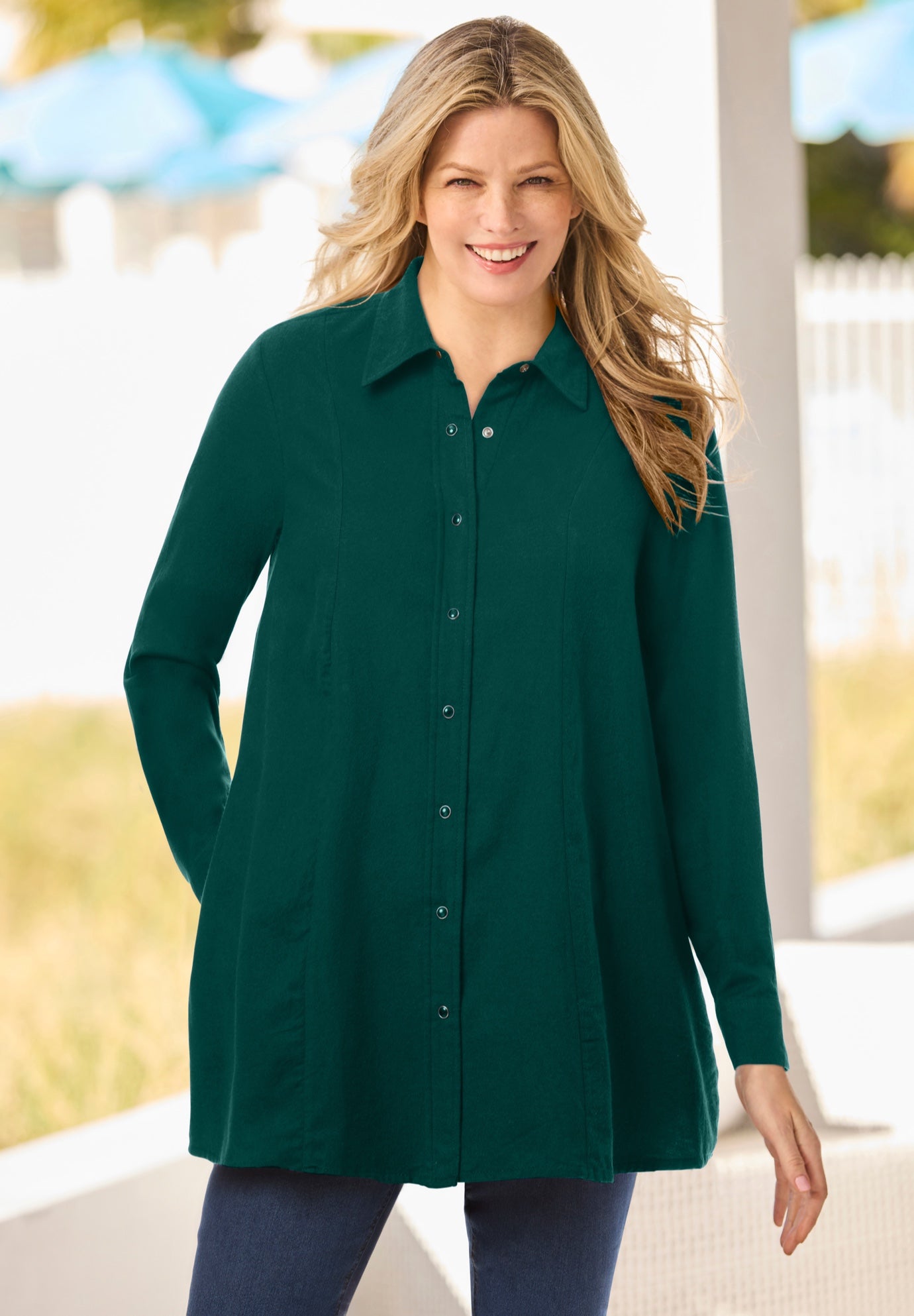 Swing Flannel Tunic image number 3