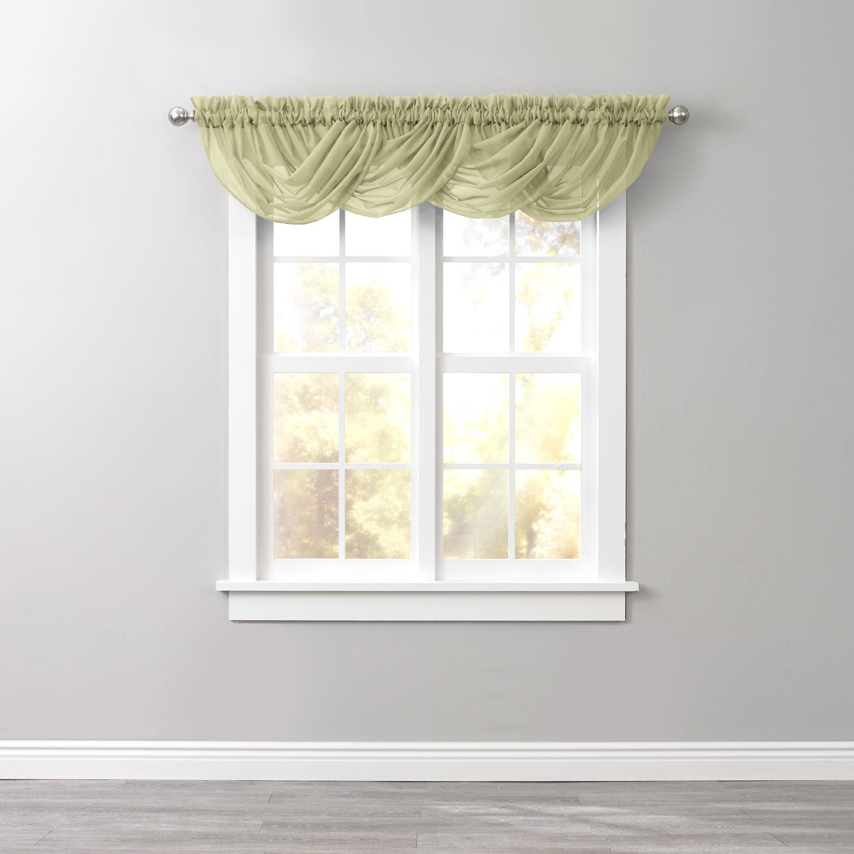 BH Studio Sheer Voile Toga Valance image number 0