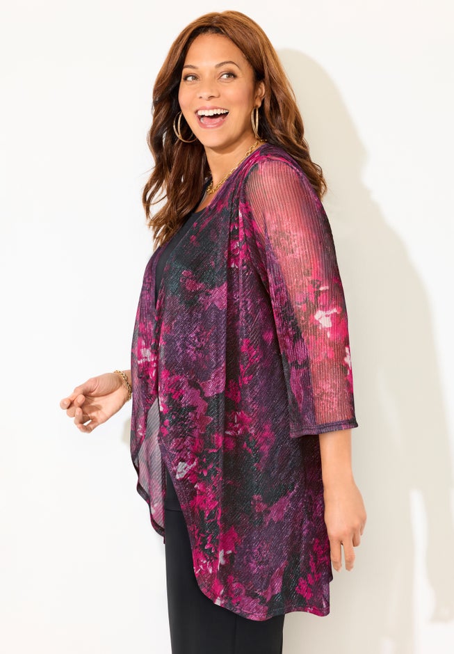 2-Piece Cardigan & Tank Twinkle Set image number 2