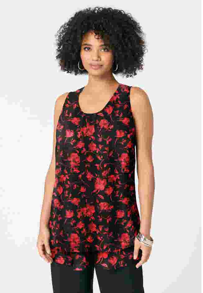 Double-Layer Georgette Tank Top image number 0