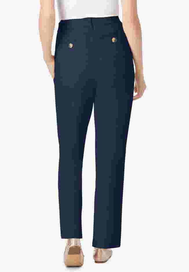 Adjustable Waist Straight-Leg Chino image number 1